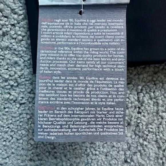 EQUILINE.it RACK – Black men's tailored competition jacket - Italian Sz. 54 -NWT - Picture 8 of 15